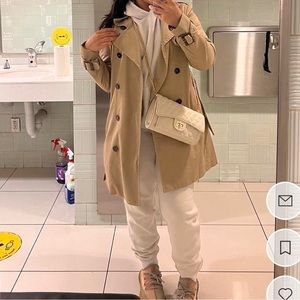 H&M tan trench coat